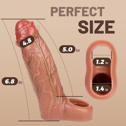 Silicone Penis Cuff Thickened Testicle Ring