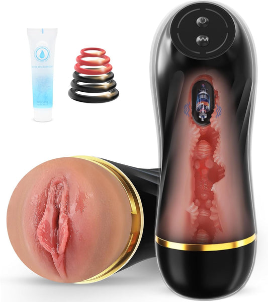 Vibrating Male Masturbator Sex Toys