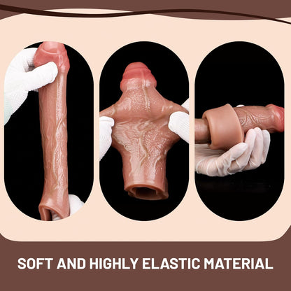 Silicone Penis Cuff Thickened Testicle Ring