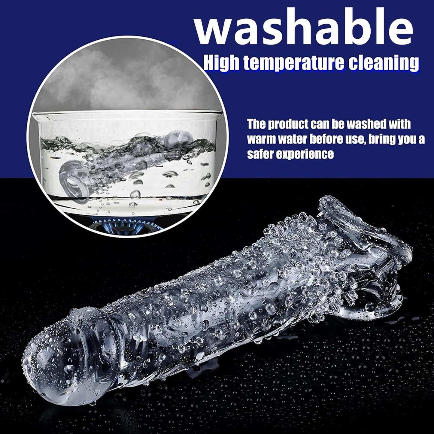 Reusable Sleeve Extender/Condom,