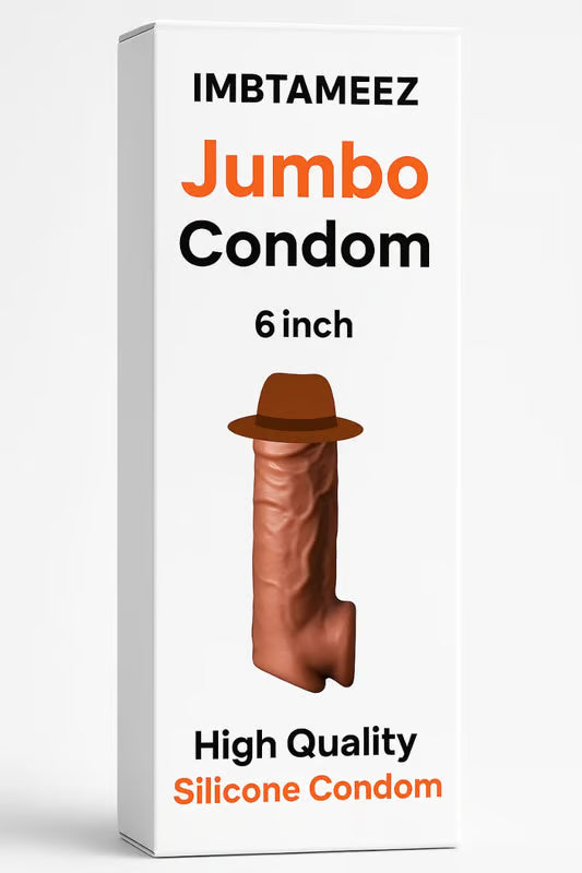 Premium 6 Inch Silicone & Reusable Condoms