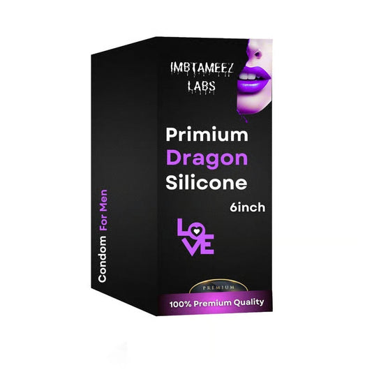 Premium Dragon Silicone Condom – 6 Inch