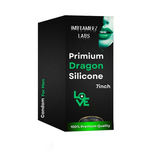 Premium Dragon Silicone Condom – 7 Inch